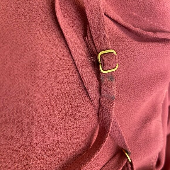 Reformation Rose Crossover Ruffle Dress | Hi-Lo Hem | Size Small - Picture 6 of 8